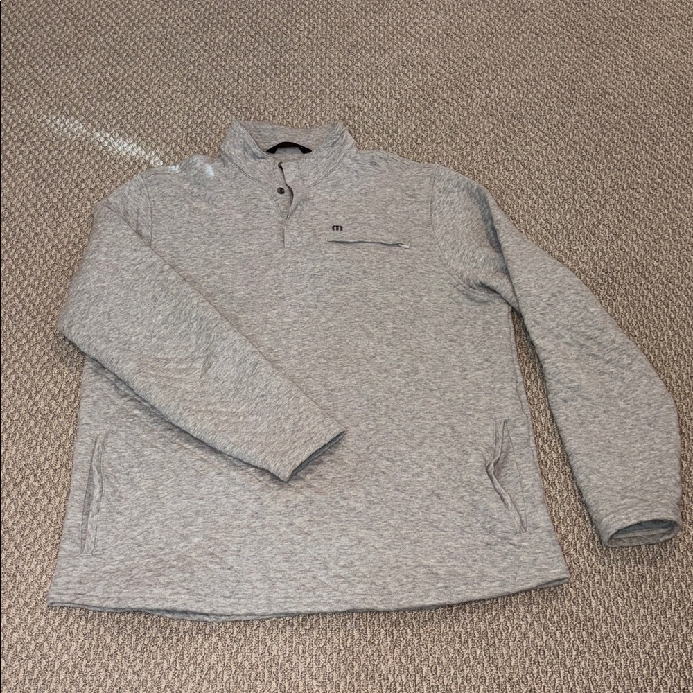 Travis Mathew Light Gray Pullover - image 2